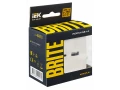 BRITE Розетка USB A+C 18Вт РЮ11-1-БрЖ жемчуг ИЭК