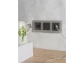 BRITE Розетка USB A+C 18Вт РЮ11-1-БрС сталь ИЭК