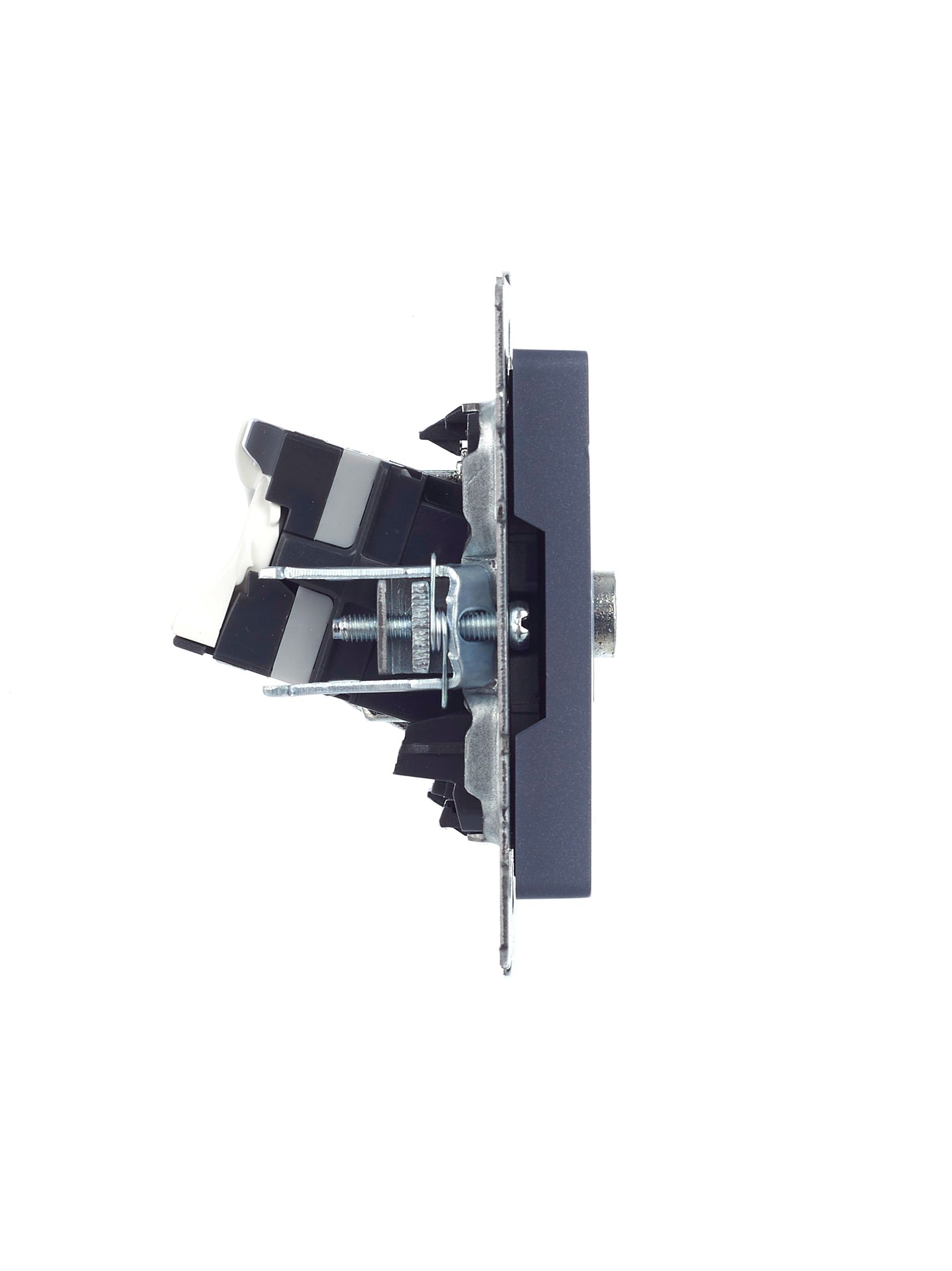 BRITE Розетка двойная TV+RJ45 кат.5E РТВ/РК12-БрМ маренго ИЭК