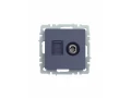 BRITE Розетка двойная TV+RJ45 кат.5E РТВ/РК12-БрМ маренго ИЭК