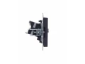 BRITE Розетка двойная TV+RJ45 кат.5E РТВ/РК12-БрГ графит ИЭК
