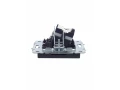 BRITE Розетка двойная TV+RJ45 кат.5E РТВ/РК12-БрГ графит ИЭК