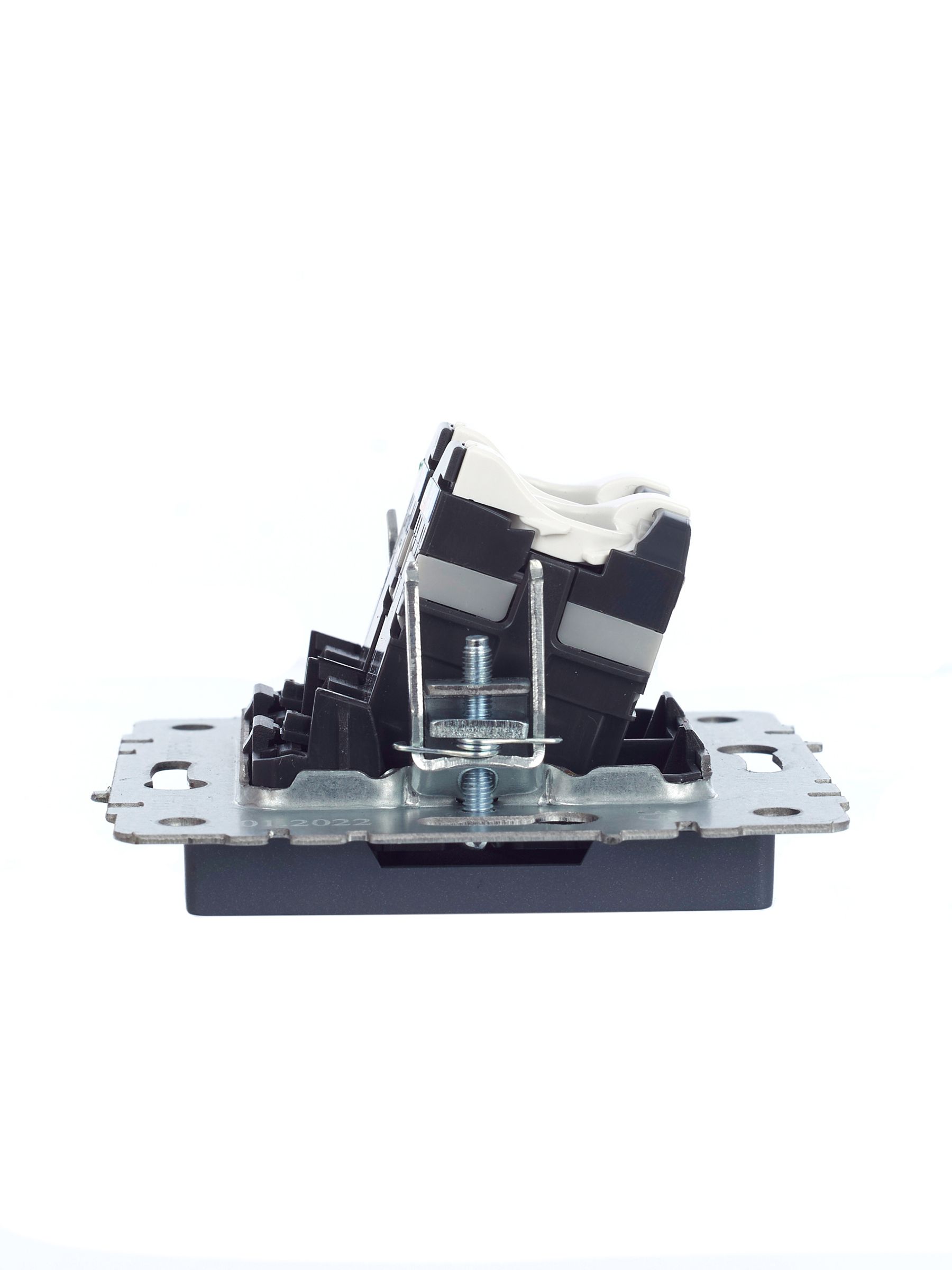 BRITE Розетка компьютерная двойная RJ45 кат.5E РК10-2-БрМ маренго ИЭК