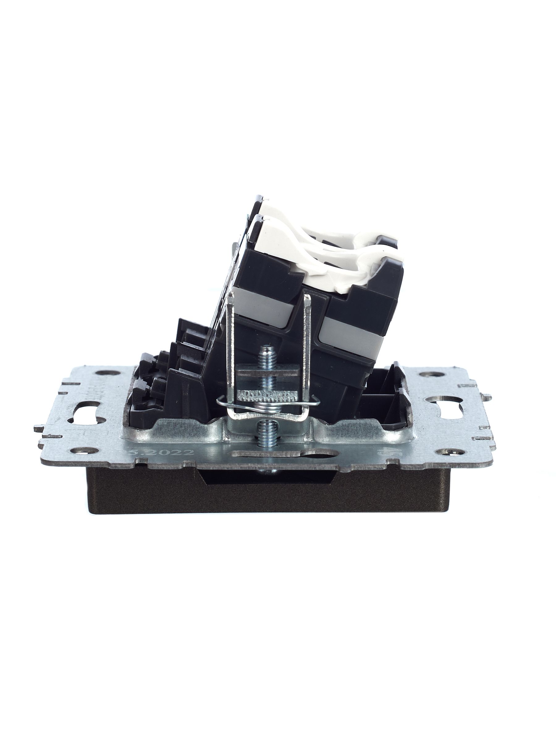 BRITE Розетка компьютерная двойная RJ45 кат.5E РК10-2-БрТБ темная бронза ИЭК