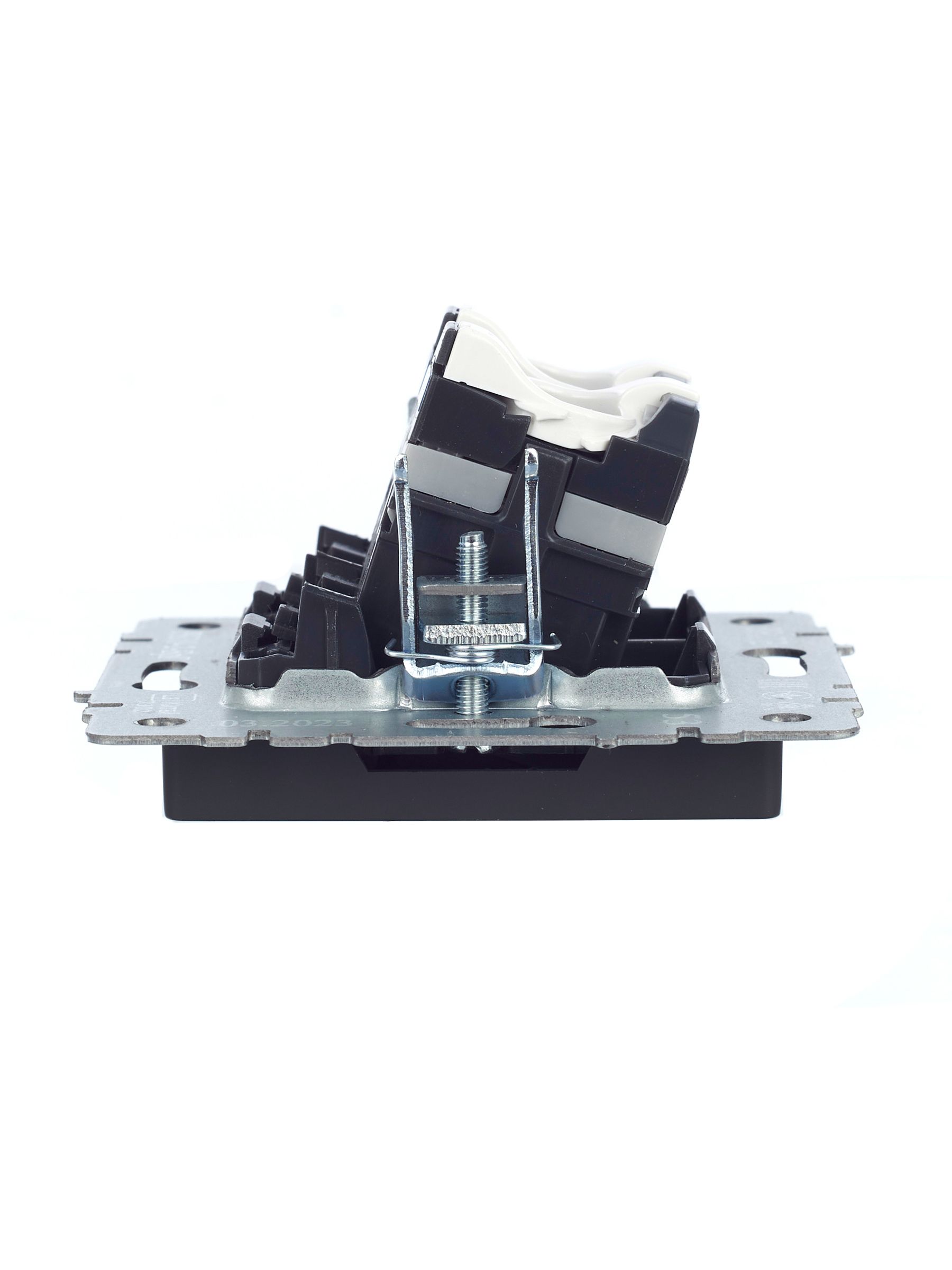 BRITE Розетка компьютерная двойная RJ45 кат.5E РК10-2-БрГ графит ИЭК