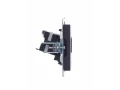 BRITE Розетка компьютерная двойная RJ45 кат.5E РК10-2-БрГ графит ИЭК
