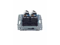 BRITE Розетка компьютерная двойная RJ45 кат.5E РК10-2-БрГ графит ИЭК