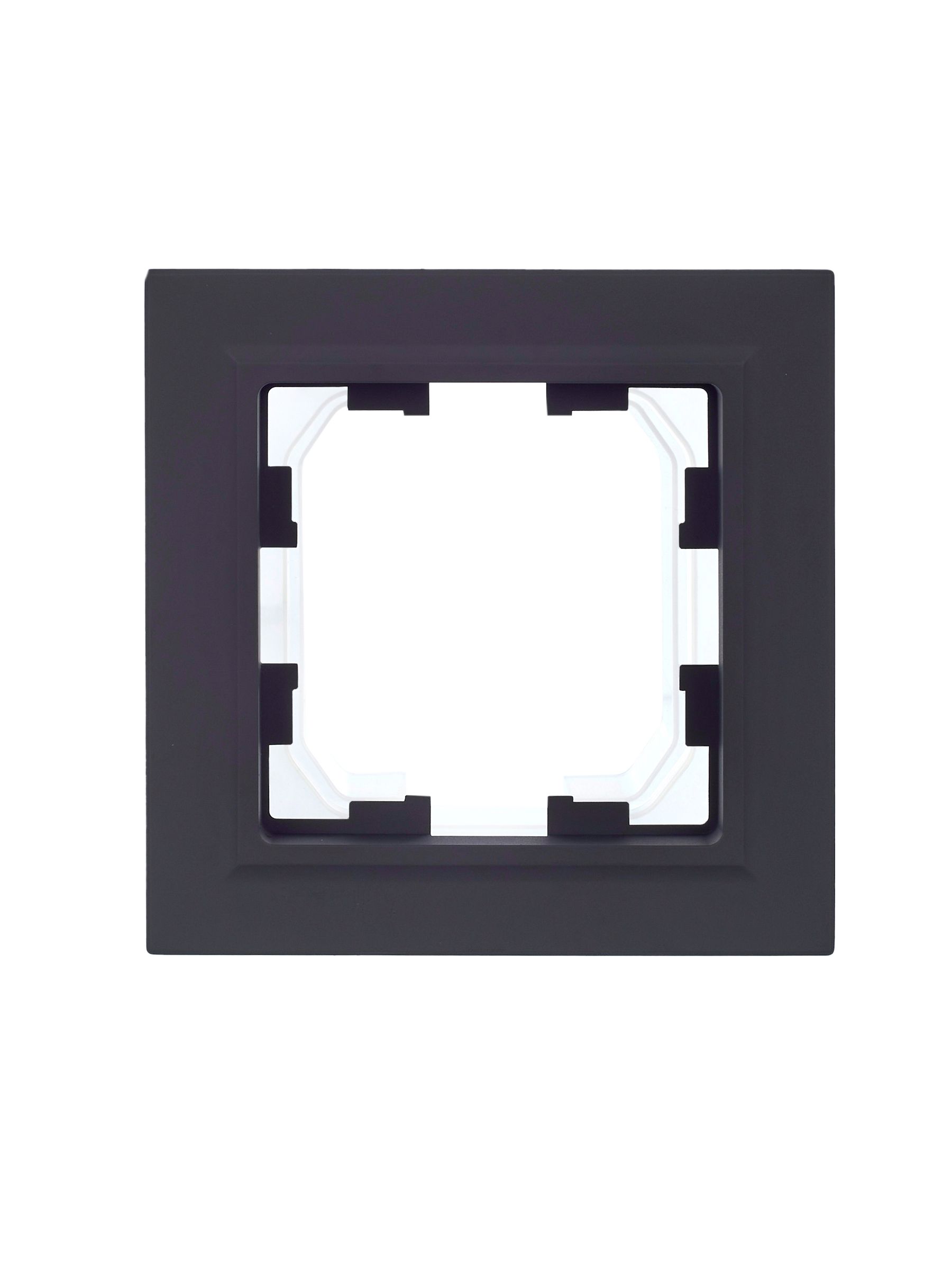BRITE Рамка 1-местная IP44 РУ-1-БрГ-44 графит ИЭК