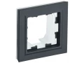 BRITE Рамка 1-местная IP44 РУ-1-БрГ-44 графит ИЭК