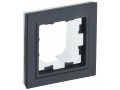 BRITE Рамка 1-местная IP44 РУ-1-БрГ-44 графит ИЭК