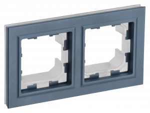 BRITE Рамка 2-местная IP44 РУ-2-БрМ-44 маренго ИЭК