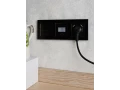 BRITE Рамка 3 -местная РУ-3-1-БрЧ металл черный ИЭК