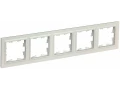 BRITE Рамка 5-местная РУ-5-БрЖ жемчуг ИЭК
