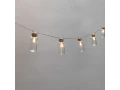 Гирлянда светодиодная Баночки 1,5 м, 10 LED, прозрачный ПВХ, цвет свечения теплый белый, 2 х АА (батарейки не в комплекте) NEON-NIGHT