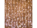 Гирлянда светодиодная Дождь 1.5х1.5 м 144 LED, прозрачный ПВХ, с контроллером, холодное белое свечение NEON-NIGHT
