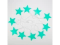Гирлянда светодиодная Звездопад бирюзовая 10 LED, 2,25 м, прозрачныйПВХ, белый цвет свечения, 2 х АА (батарейки не в комплекте) NEON-NIGHT