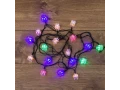 Гирлянда светодиодная Кубики 20 LED МУЛЬТИКОЛОР 2,8 метра с контроллером