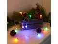 Гирлянда светодиодная Мини-лампочки 1.5 м, 10 LED, прозрачный ПВХ, цвет свечения мультиколор, 2 х АА (батарейки не в комплекте) NEON-NIGHT