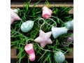 Гирлянда светодиодная Новый год 1,5 м, прозрачный ПВХ, 10 LED, теплый белый, питание 2 х АА (батарейки не в комплекте)