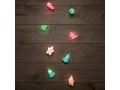 Гирлянда светодиодная Новый год 1,5 м, прозрачный ПВХ, 10 LED, теплый белый, питание 2 х АА (батарейки не в комплекте)