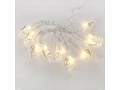 Гирлянда светодиодная Прищепки 10 LED, 1.5 м, прозрачный ПВХ, теплый белый цвет свечения, 2 х АА (батарейки не в комплекте) NEON-NIGHT