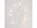 Гирлянда светодиодная Сосульки 1,5 м, 10 LED, прозрачный ПВХ, цвет свечения теплый белый, 2 х АА (батарейки не в комплекте) NEON-NIGHT