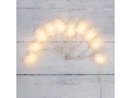 Гирлянда светодиодная Шишки 1,5 м, 10 LED, прозрачный ПВХ, цвет свечения теплый белый, 2 х АА (батарейки не в комплекте) NEON-NIGHT