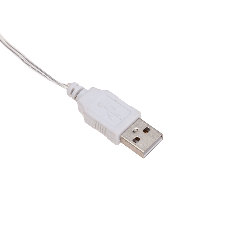 Гирлянда Роса 5 м, 50 LED, USB, теплое белое свечение NEON-NIGHT