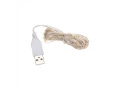 Гирлянда Роса 5 м, 50 LED, USB, теплое белое свечение NEON-NIGHT