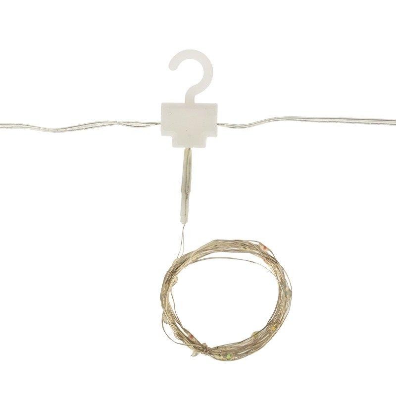 Гирлянда Светодиодный дождь из росы 3х3 м, USB + пульт управления, цвет свечения розовый