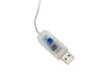 Гирлянда Светодиодный дождь из росы 3х3 м, USB + пульт управления, цвет свечения розовый