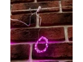 Гирлянда Светодиодный дождь из росы 3х3 м, USB + пульт управления, цвет свечения розовый