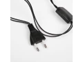 Гирлянда Свечи 4м, темно-зеленый ПВХ, 20 LED ТЕПЛЫЙ БЕЛЫЙ