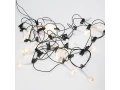 Гирлянда Свечи 4м, темно-зеленый ПВХ, 20 LED ТЕПЛЫЙ БЕЛЫЙ