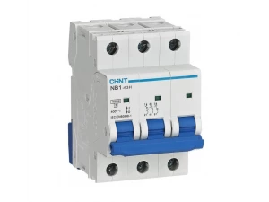 Автоматический выключатель NB1-63H 3P 40A 10кА х-ка C (CHINT) 179875