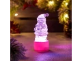 Фигура светодиодная на подставке Санта Клаус, RGB