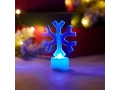 Фигура светодиодная на подставке Снежинка, RGB