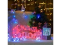 Фигура светодиодная С НОВЫМ ГОДОМ 35 LED красные 42x19 см