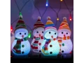 Фигура светодиодная Снеговик 17см, RGB