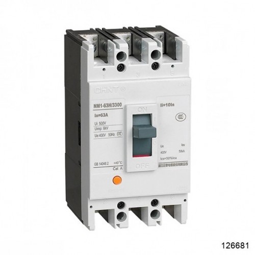 Автоматический выключатель NM1-63S/3P 40A 15kA (CHINT) 126681