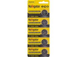 Элемент питания NBT-CR2032-BP5 94 765 Navigator