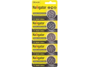 Элемент питания NBT-CR2430-BP5 94 781 Navigator