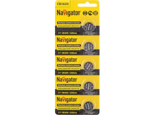 Элемент питания NBT-CR1620-BP5 94 780 Navigator