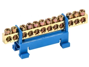 Шина N 'ноль' на DIN-изол тип 'Стойка' ШНИ-6х9-12-С-С ИЭК