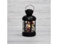Декоративный фонарь с шариками 12х12х20,6 см, черный корпус, теплый белый цвет свечения NEON-NIGHT