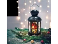 Декоративный фонарь с шариками 12х12х20,6 см, черный корпус, теплый белый цвет свечения NEON-NIGHT