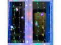 Снеговик на снежинке RGB на присоске