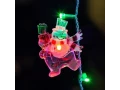 Снеговик с подарком RGB на присоске