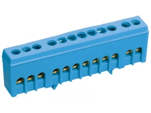 Шина N 'ноль' в корп изол на DIN-рейку ШНИ-6х9-8-К-С ИЭК