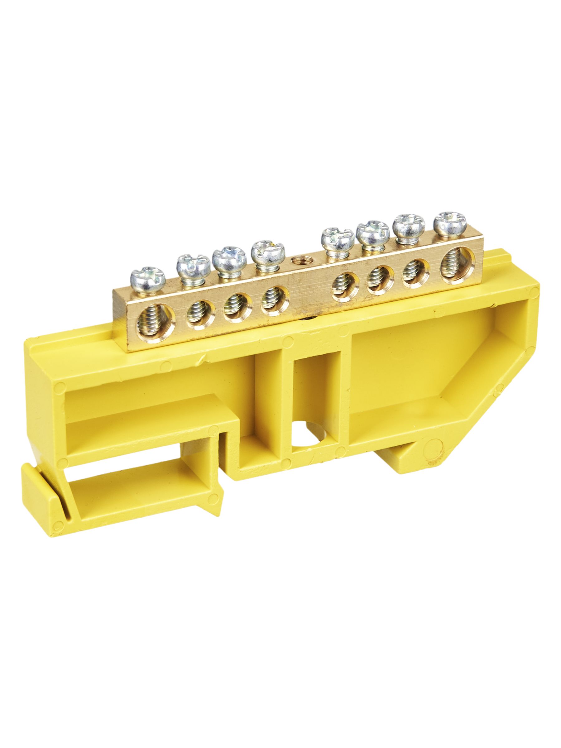 Шина PE земля на DIN-изоляторе ШНИ-6х9-8-Д-Ж IEK